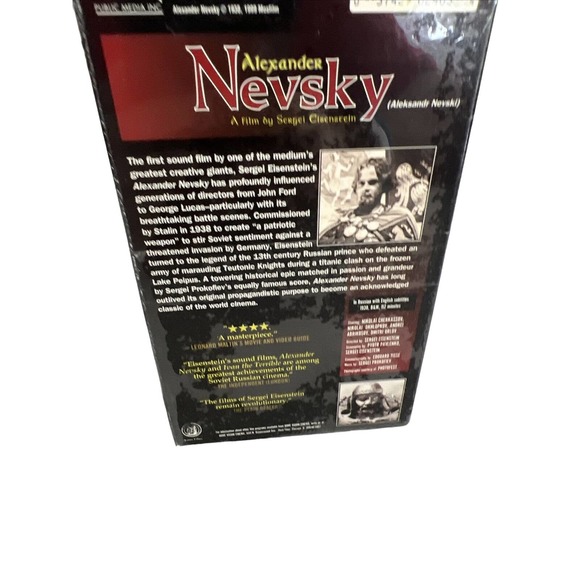 Alexander Nevsky Sergei Eisenstain VHS Tape Remastered English Subtitles New 99 - Picture 11 of 13